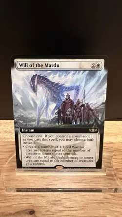 Will of the Mardu (Extended Art) Commander: Tarkir: Dragonstorm Regular - Image 1