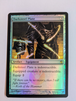 Darksteel Plate (foil) MTG single M/NM Mirrodin besieged - Image 1