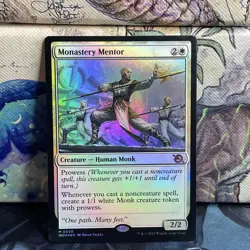 Monastery Mentor March of the Machine #0028 FOIL NM - Image 1