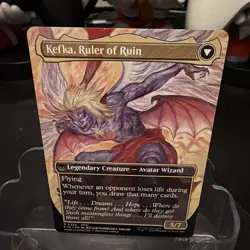 MTG English Kefka, Court Mage (Borderless) (0322) NM Normal - Image 2