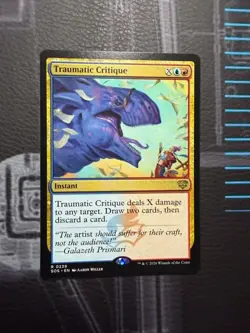 Traumatic Critique Secrets of Strixhaven Rare - Image 1