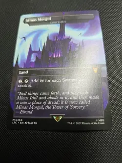 MTG Minas Morgul (0360) *Non-Foil* Borderless Box Topper Lord Of The Rings MT/NM - Image 1