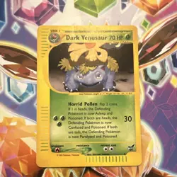 Pokemon Dark Venusaur #7/9 Best of Game Promo 70 HP 2003 Pokemon TCG Regular - Image 1