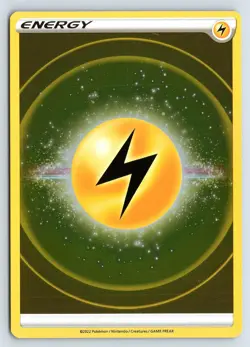 LIGHTNING ENERGY 155/159 ULTRA RARE CROWN ZENITH POKEMON HOLO LP - Image 1