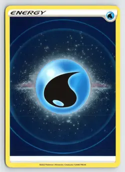 WATER ENERGY 154/159 ULTRA RARE CROWN ZENITH POKEMON HOLO LP - Image 1