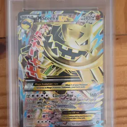 Pokemon M Steelix EX Full Art Ultra Rare Holo 109/114 XY Steam Siege PSA 9 - Image 3