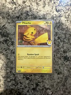 Pikachu 051/162 Pokemon Day 2026 STAMPED Cosmo Holo - Image 1