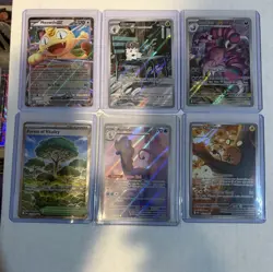 Pokemon TCG Perfect Order Lot (6) IR, Meowth, Aurorus, Dedenne - Image 1