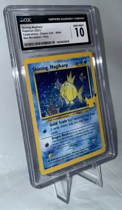 2021 Pokemon Celebrations Shining Magikarp 66/64 CGC 10 GEM MINT - Image 3