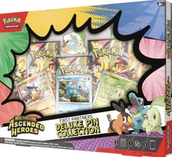 Pokemon Ascended Heroes First Partner DELUXE PIN COLLECTION Sealed CASE 6 boxes - Image 1