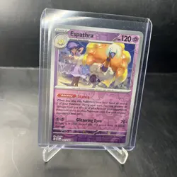 Pokemon Paradox Rift Espathra 081/182 Cosmos Holo Exclusive - Image 1