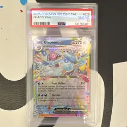 Pokemon Glaceon ex 026/131 Prismatic Evolutions Promo PSA 10 Holo TCG - Image 1