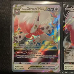 Pokemon Lost Origin, Hisuian Zoroark VStar & V, NM/M, Holo Rares - Image 2