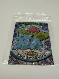 1999 Topps Pokemon Series 1 TV Animation IVYSAUR Foil - Image 1