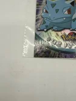1999 Topps Pokemon Series 1 TV Animation IVYSAUR Foil - Image 4