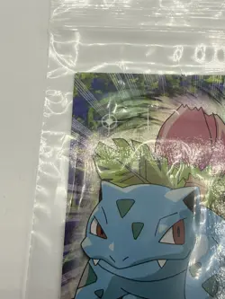 1999 Topps Pokemon Series 1 TV Animation IVYSAUR Foil - Image 5