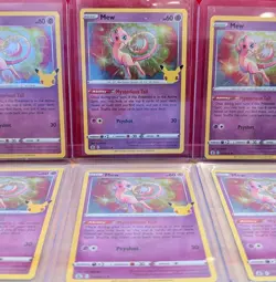 Pokemon Celebrations 011/025 Mew - Holo lot of 6 - Image 1