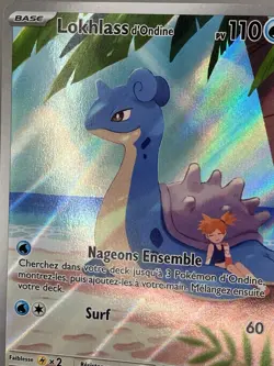 Pokemon TCG Lokhlass d’Ondine 194/182 Full Art Trainer Gold Star Ultra Rare - NM - Image 3