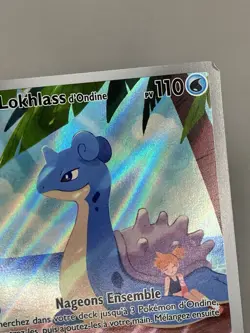 Pokemon TCG Lokhlass d’Ondine 194/182 Full Art Trainer Gold Star Ultra Rare - NM - Image 4