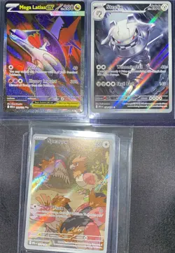 Pokemon Mega Evolutions, Mega Latias EX, Steelix & Spearow, NM/M, No Scratches! - Image 1