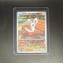 Pokemon Minccino 152/086 Sv: Black Bolt Illustration Rare Holo Basic 60 HP - Image 1