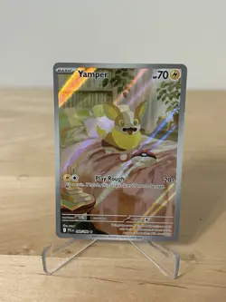 Yamper Pokemon Phantasmal Flames Illustration Rare 099/094 - Image 1