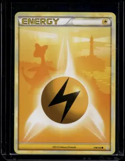Pokemon TCG Lightning Energy 118/123 HeartGold SoulSilver LP - Image 1
