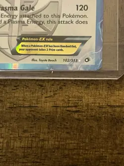 Pokemon Lugia EX Legendary Team Treasures Team plasma 102/113 - Image 3