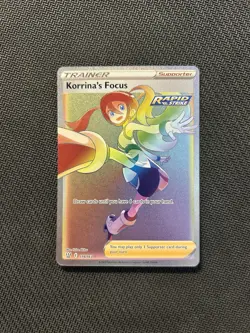 Pokemon TCG Korrina's Focus 174/163! NM Condition! See Description! - Image 1