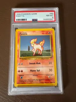 PSA 8 POKEMON BASE SET LOT (5) MEWTWO HOLO + SHADOWLESS METAPOD + DROWZEE WEEDLE - Image 5