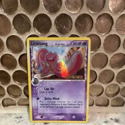 Pokemon Lickitung 10/101 Dragon Frontiers Delta Species Holo - Image 1