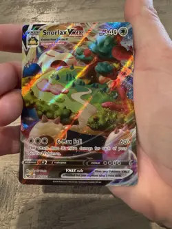 2020 Pokemon Sword & Shield Full Art Snorlax VMAX #142/202 - Image 1