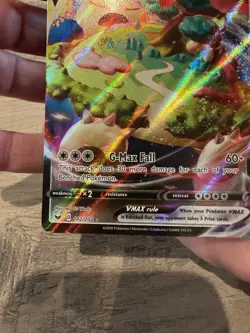 2020 Pokemon Sword & Shield Full Art Snorlax VMAX #142/202 - Image 3