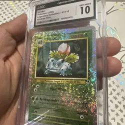Pokemon CGC 10 Ivysaur Reverse Holo #47/110 Legendary Collect. Low PoP - Image 2