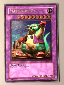 yugioh Master of OZ SOD-EN035 Unl Ed Ultimate Rare very lightly played Near Mint - Image 1