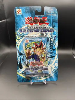 Yu-Gi-Oh! Legend of the Blue Eyes White Dragon Blister Booster Pack Sealed 2002 - Image 1