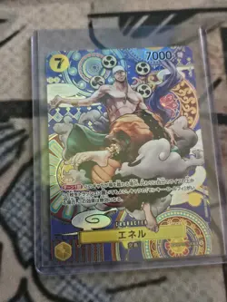 Enel OP05-100 SP SR - One Piece TCG - PACK FRESH TO SLEEVE - ✨MINT✨ - Image 5