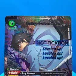 Sung Jinwoo (049) (SR*) - UE17BT: SOLO LEVELING Union Arena - Image 2