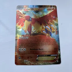Pokemon Ho-Oh EX Black & White Dragons Exalted Set TCG Holographic 22/124 Card - Image 1