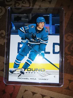 2025-26 Upper Deck Series 2 - Young Guns Michael Misa #487 (RC) - Image 1