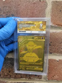 Pokemon Mega Gardevoir EX 187/132 Gold Rare Mega Evolution ACE 9 - Image 2