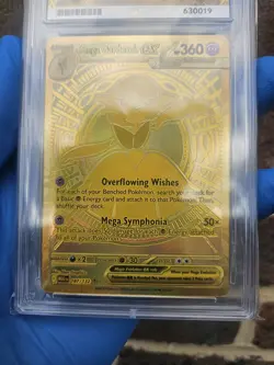 Pokemon Mega Gardevoir EX 187/132 Gold Rare Mega Evolution ACE 9 - Image 3