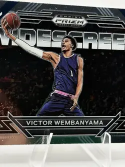 2023 Panini Prizm Draft Pick Widescreen Victor Wembanyama #1 San Antonio Spur RC - Image 4