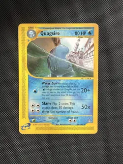 Pokemon TCG Quagsire Aquapolis 30/147 LP - Image 1