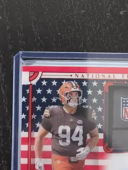 2025 National Treasures Stars And Stripes FOTL RPA Mason Graham 1/1 Laundry Tag - Image 2