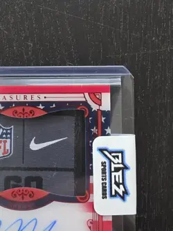 2025 National Treasures Stars And Stripes FOTL RPA Mason Graham 1/1 Laundry Tag - Image 5