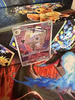 Pokemon TCG Stellar Crown Lileep Full Art Illustration Rare Card 145/142 - Image 3