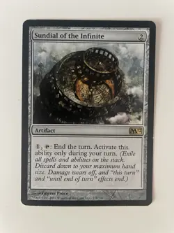 MtG Sundial of the Infinite - Magic the Gathering Core Set 2012 - MP - Image 3