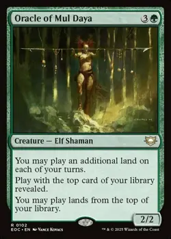 Oracle of Mul Daya NM, English MTG Edge of Eternities - Commander - Image 1
