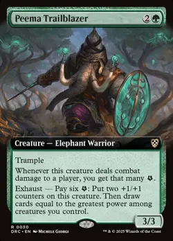 Peema Trailblazer - Extended Art NM, English MTG Aetherdrift: Commander - Image 1